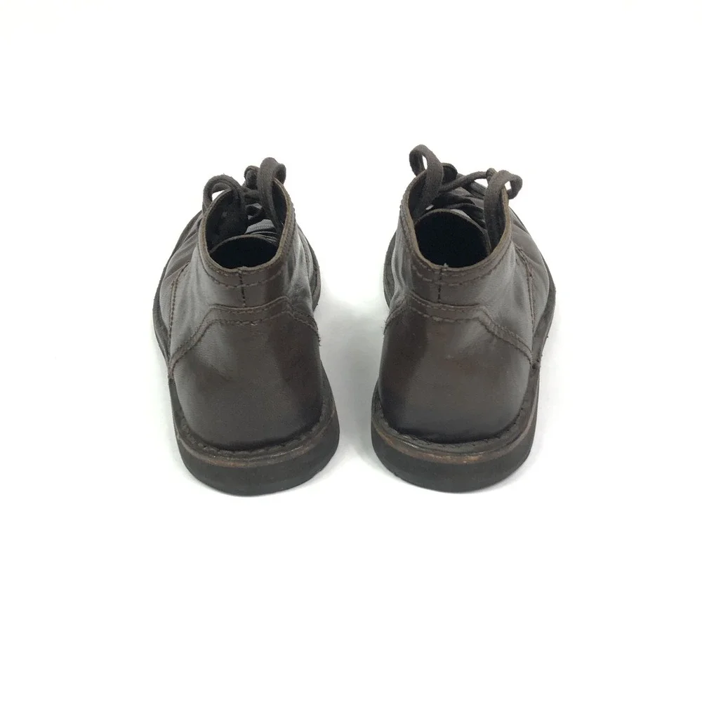 John Varvatos Chukka Boots Mens Size‎ 8M Brown Leather Hipster F505K4B-Q68B